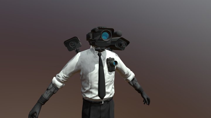 Chief Cameraman 3D Model