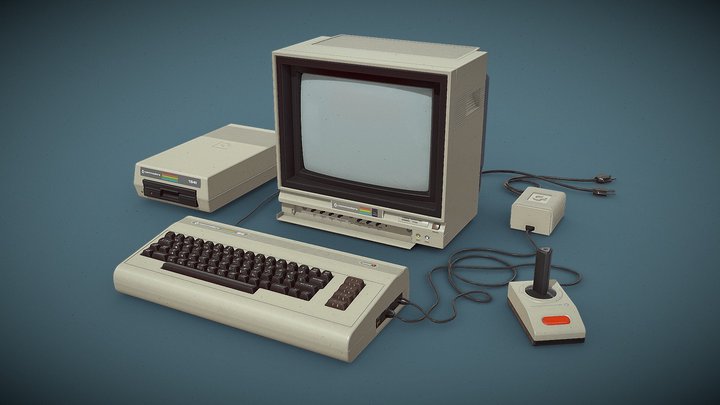 Commodore 64 || Computer (Full Pack) 3D Model