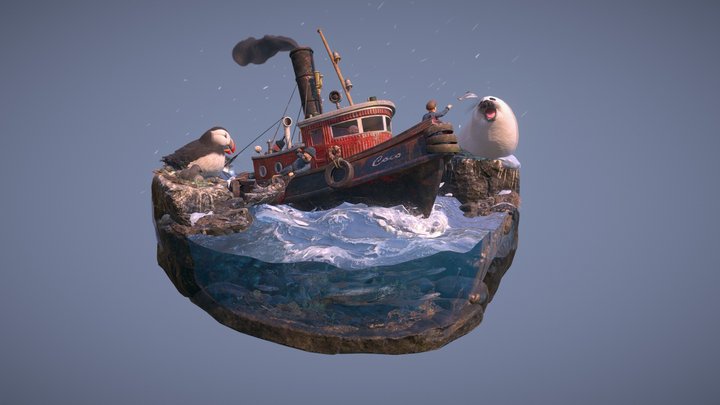 Model Inspector Demo: Fishing Trip 3D Model