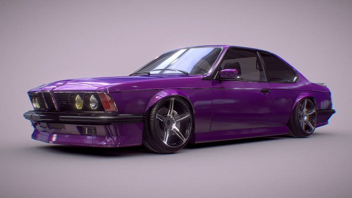 BMW e24 635csi 3D Model