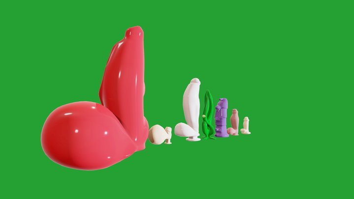 PackDildos 3D Model