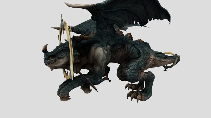 Ring Wyrm - Final Fantasy XII 3D Model