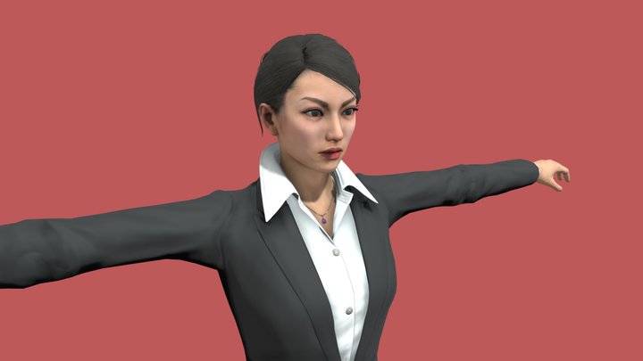 yakuza kiwami 2 - Kaoru Sayama 3D Model