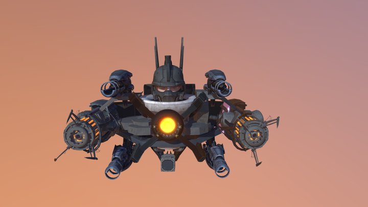 Skibidi Astro Destructor 3D Model