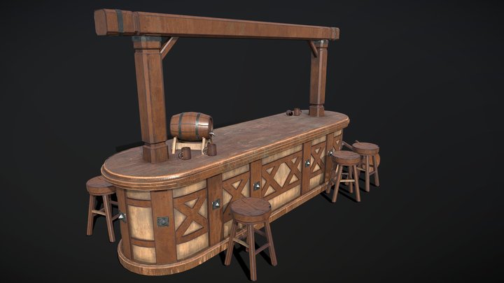 Beer_Bar 3D Model