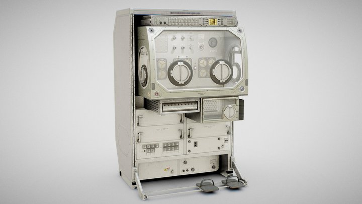 Microgravity Science Glovebox - ISS MSG 3D Model