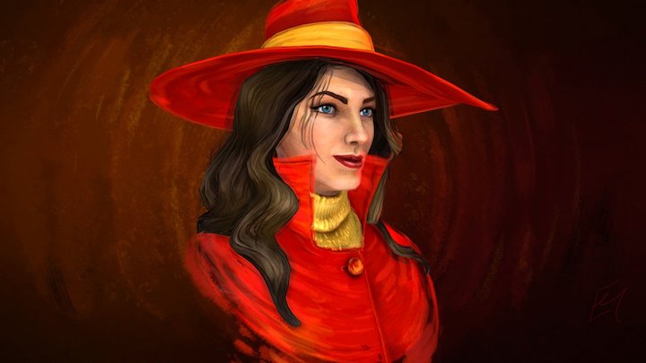 Carmen Sandiego 3D Model