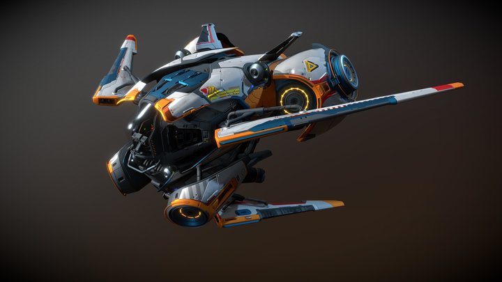 SCAVENGER Fighter 3D Model