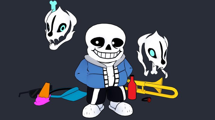 sans - Undertale 3D Model