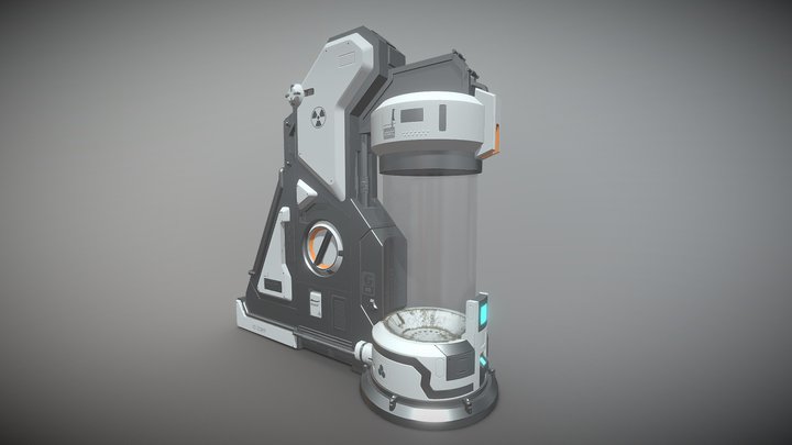 Sci Fi lab 3D Model