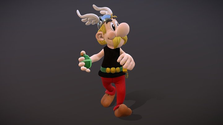 Asterix the Gaul 3D Model