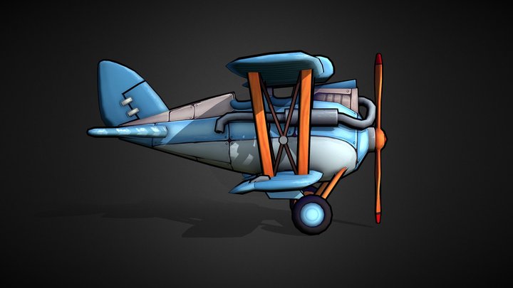 Game Art Daan van Splunter | DAE Flying Circus 3D Model