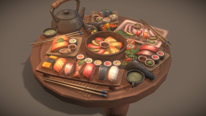 Sushis 3D Model