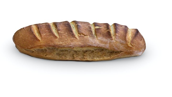 Baguette 3D Model