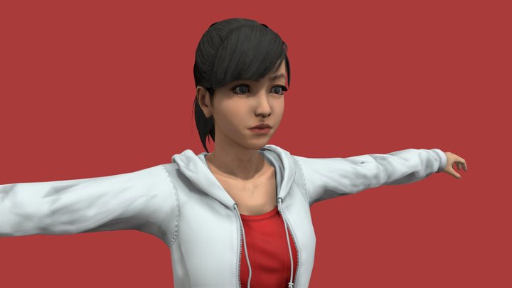 Yakuza 6 - Haruka 3D Model