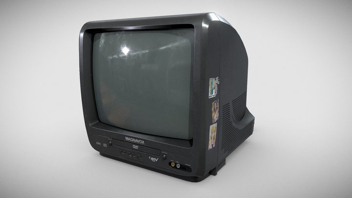 Retro TV 3D Model