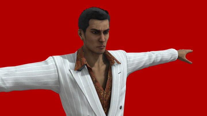 yakuza 0 - kiryu (real estate) 3D Model