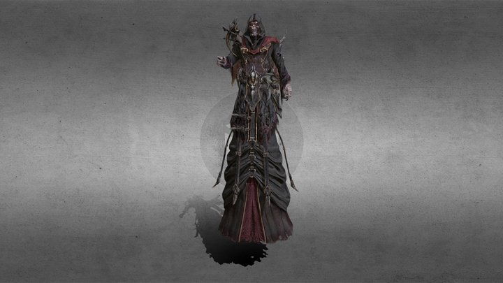 Grim Reaper 3D Model